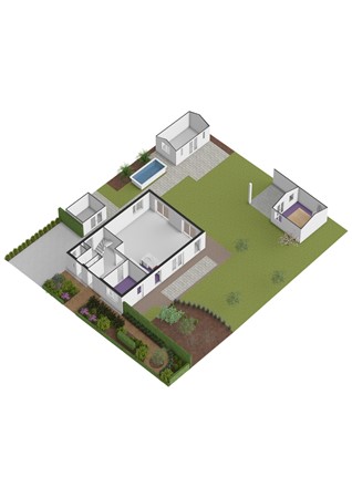 Floorplan - Heemlaan 35, 3265 BZ Piershil